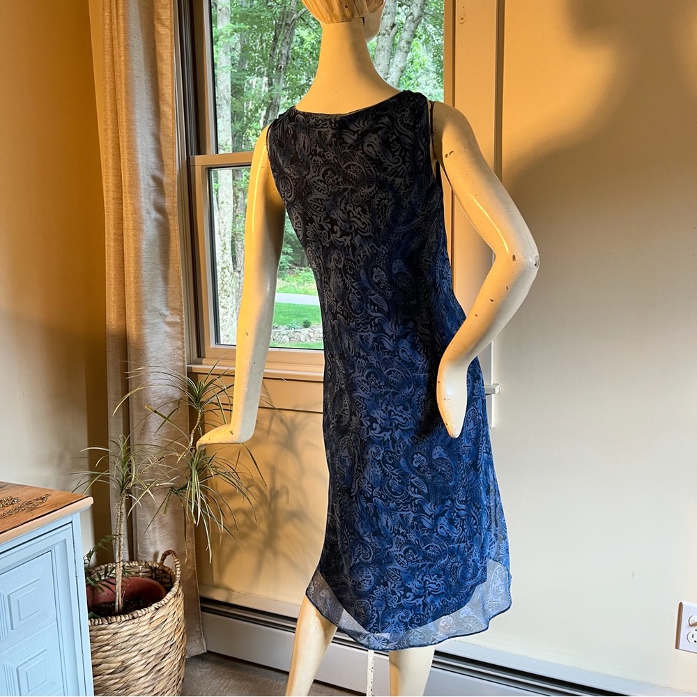 Alyn Paige vintage blue dress - Picture 3 of 7